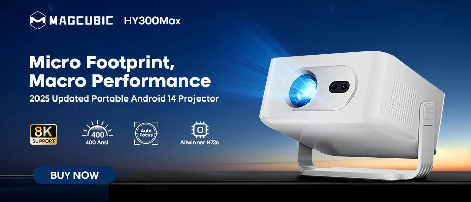 Mini Projector for Home Cinema – Portable HD Smart Projector
