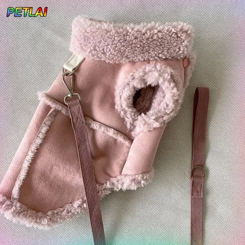 Dog Cute Vest Clothes Jacket Accessories Small Dog Luxury Autumn  Winter Medium Dress Soft Pet Clothing Designer Coat Home