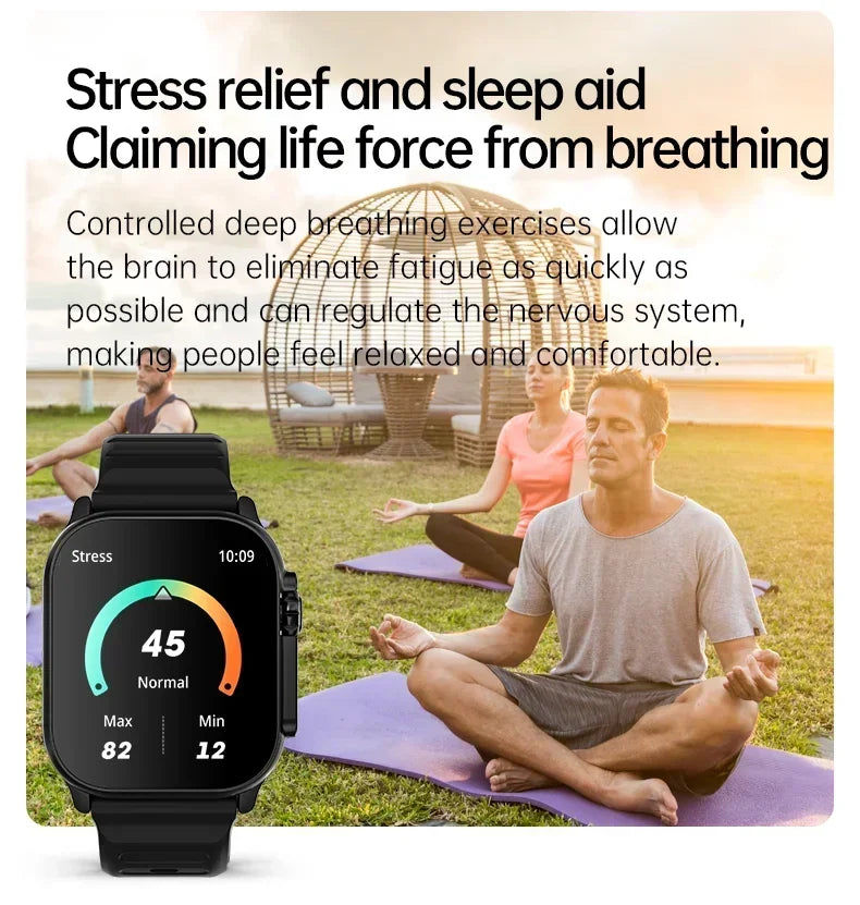 Ultra Smartwatch 49mm – Fitness Tracker & Bluetooth Calling