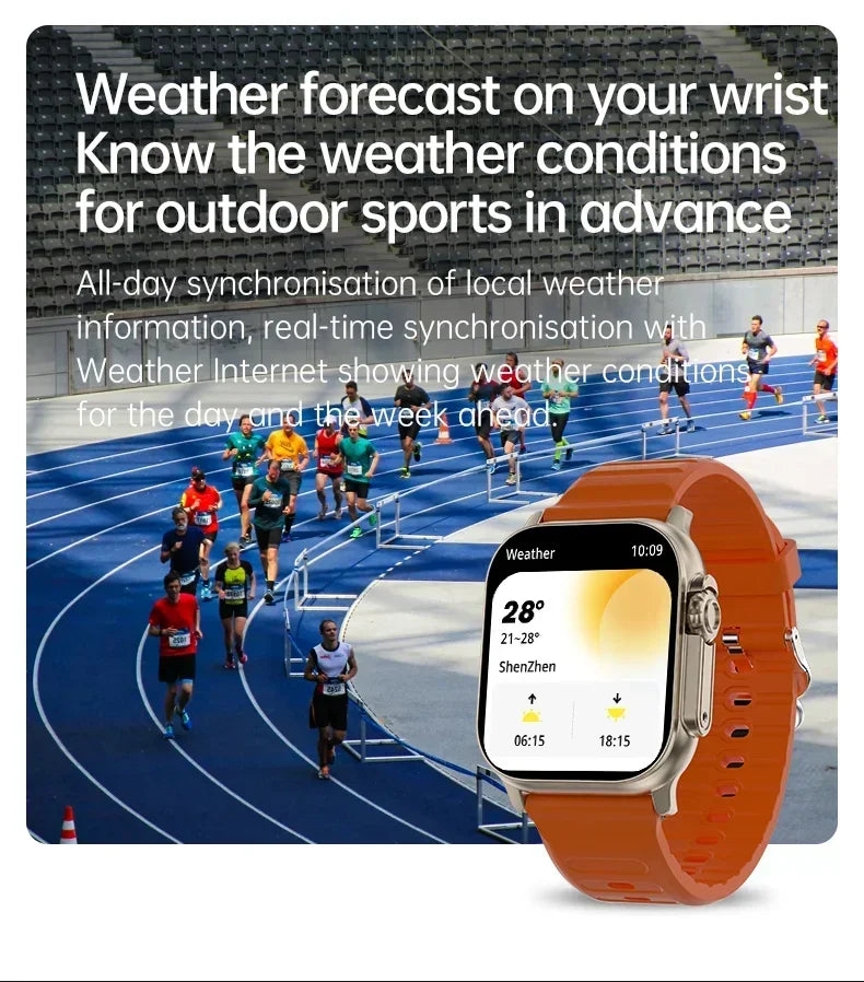 Ultra Smartwatch 49mm – Fitness Tracker & Bluetooth Calling
