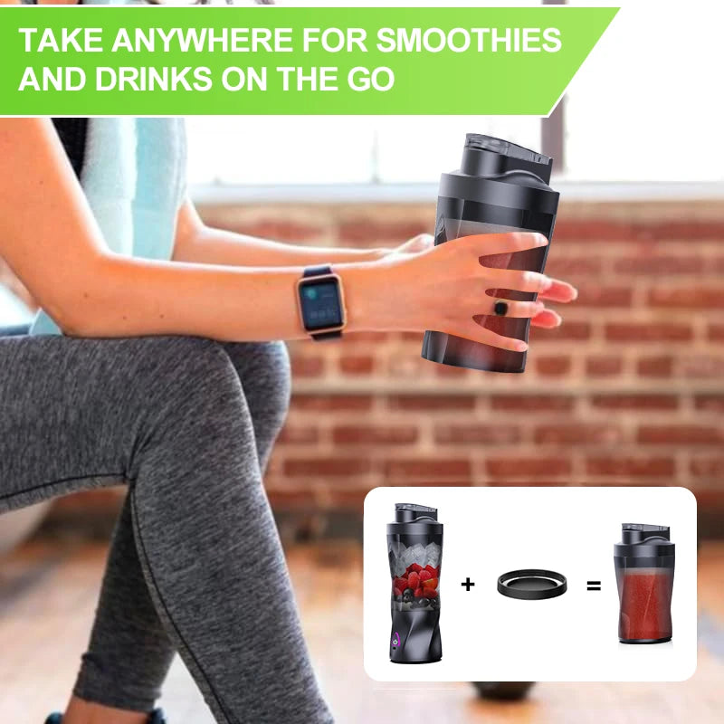 Portable Juicer Blender 700ml – USB Rechargeable Smoothie Maker