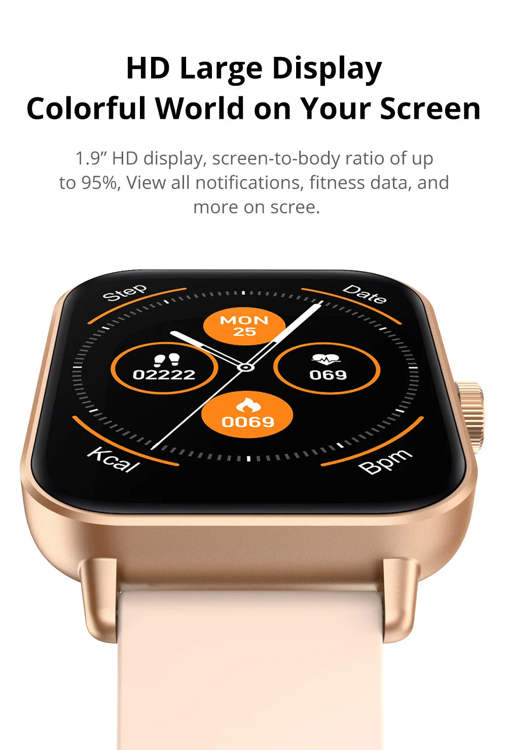 martwatch 1.9" Display – Bluetooth Calling & Health Tracker