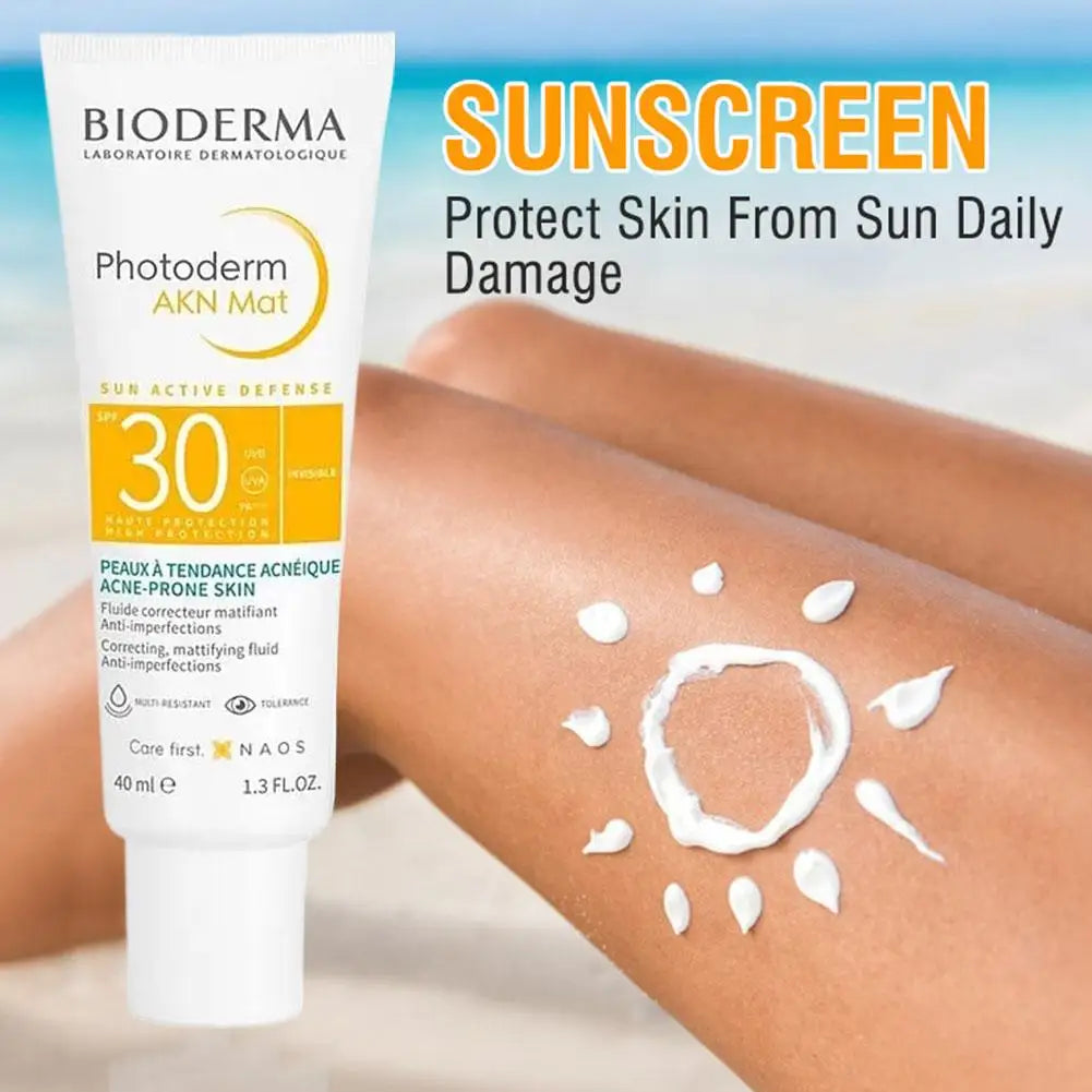 BIODERMA Sunscreen SPF50 – Lightweight & Non-Greasy for All Skin Types, Water-Resistant Face & Body Protection