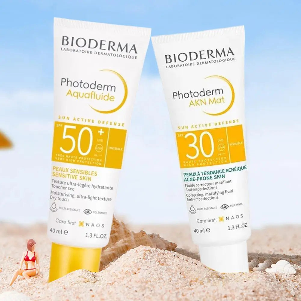 BIODERMA Sunscreen SPF50 – Lightweight & Non-Greasy for All Skin Types, Water-Resistant Face & Body Protection