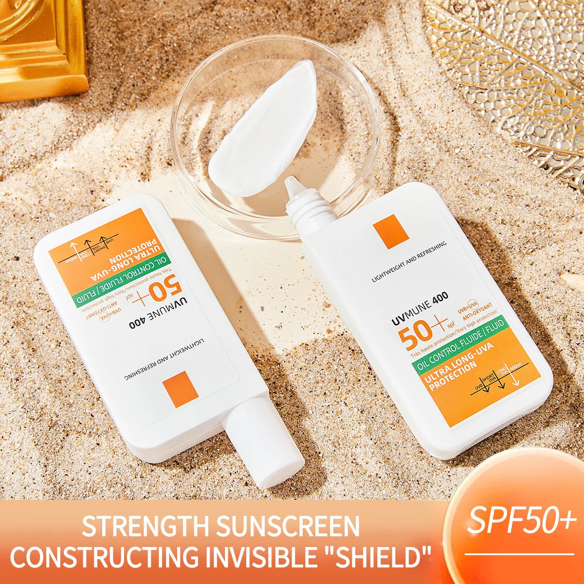 Long Lasting Facial Sunscreen with High UV Protection Refreshing and Moisturizing a 2 in 1 Skincare and Sun Protection Product