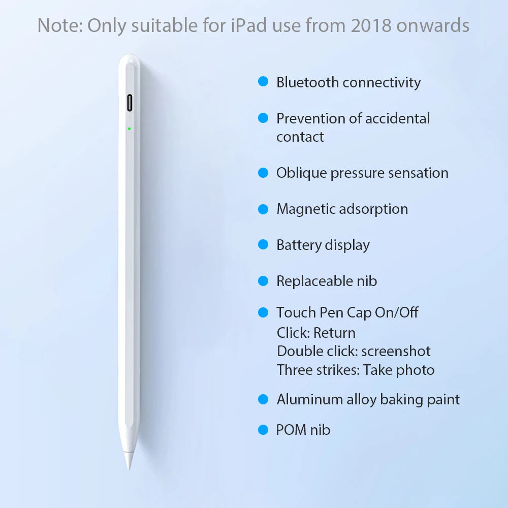 Magnetic Bluetooth Stylus Pen for iPad
