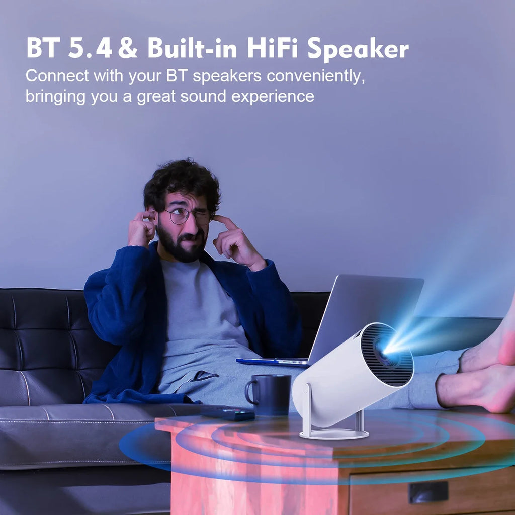Mini Projector for Home Cinema – Portable HD Smart Projector
