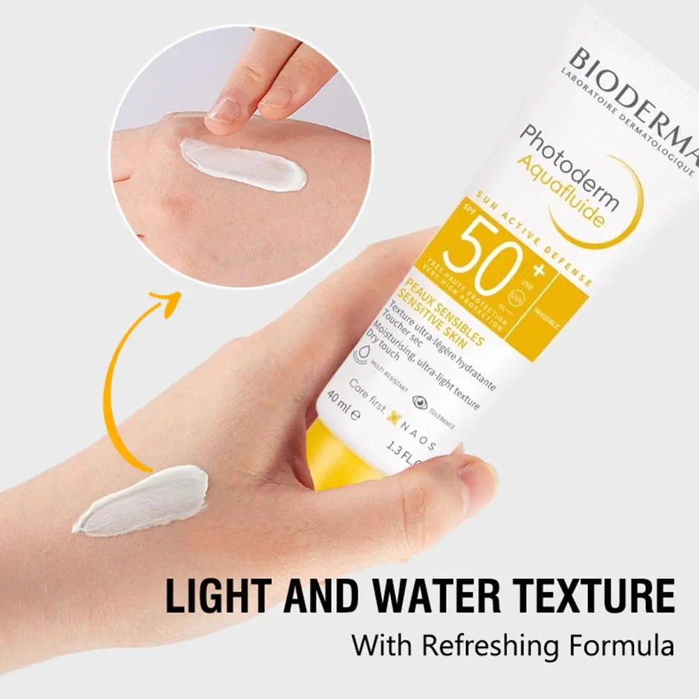 BIODERMA Sunscreen SPF50 – Lightweight & Non-Greasy for All Skin Types, Water-Resistant Face & Body Protection