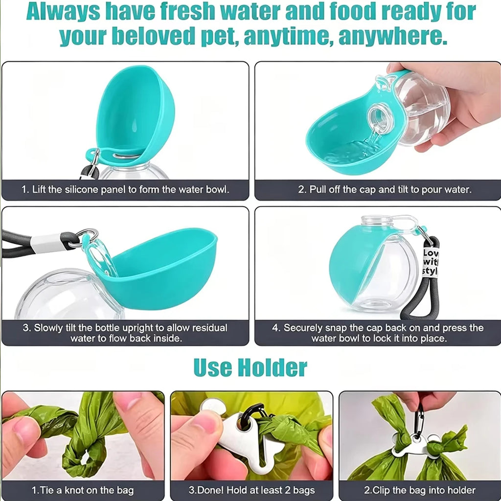2in1 Portable Dog Water Bottle™
