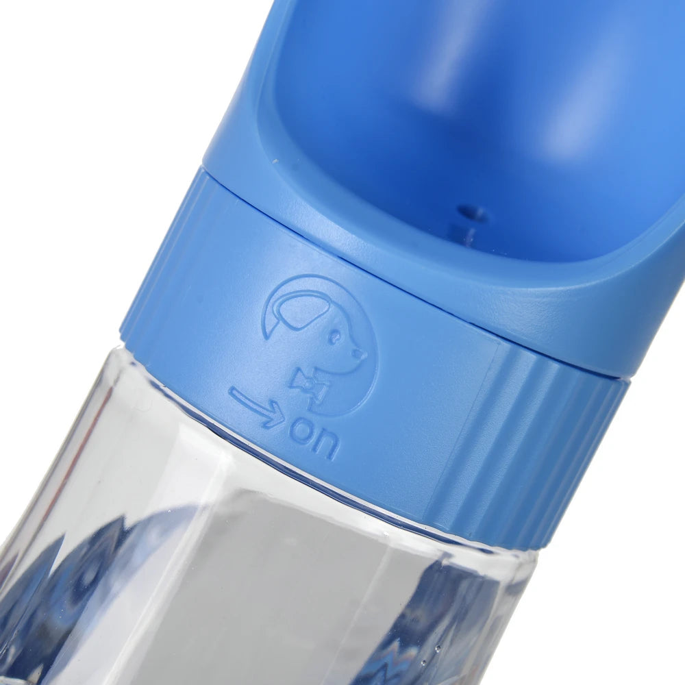 Portable Dog Water Bottle (2-in-1 Travel Feeder)