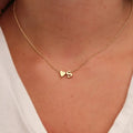 Elegant Heart Initial Necklace