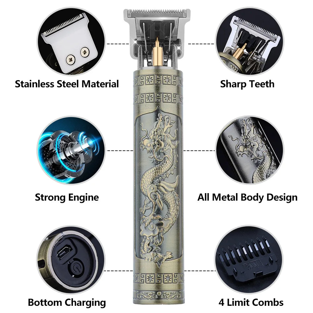 Professional Hair Trimmer – Cordless Beard Clipper