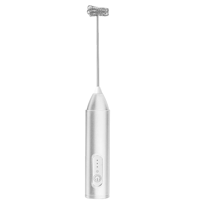 Electric Milk Frother – Handheld Coffee Foam Maker