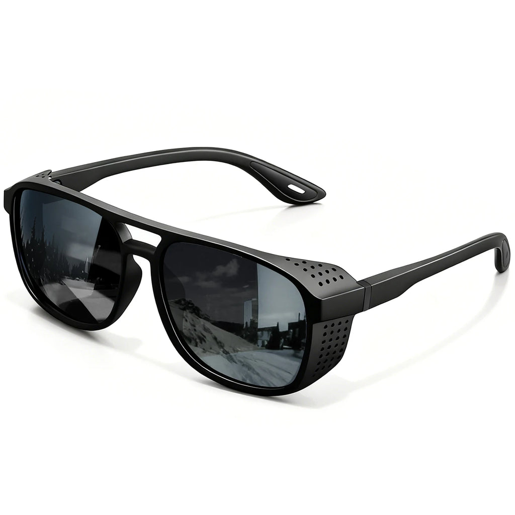 New Punk Polarized Sports Sunglasses Windproof UV400 Lightweight for Cycling Running Driving Outdoor Activities