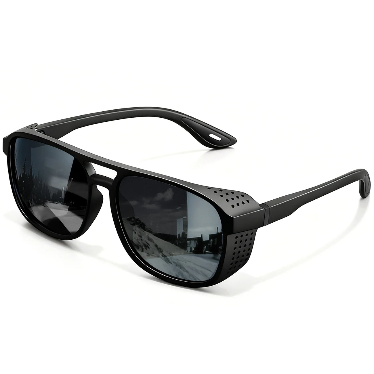 New Punk Polarized Sports Sunglasses Windproof UV400 Lightweight for Cycling Running Driving Outdoor Activities