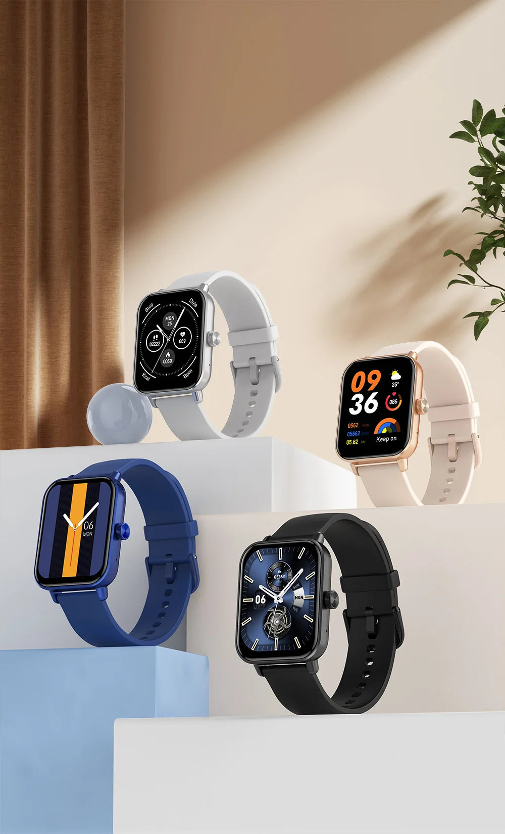 martwatch 1.9" Display – Bluetooth Calling & Health Tracker