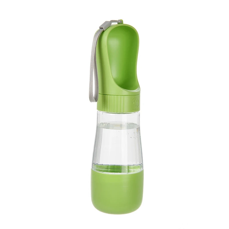 Portable Dog Water Bottle (2-in-1 Travel Feeder)