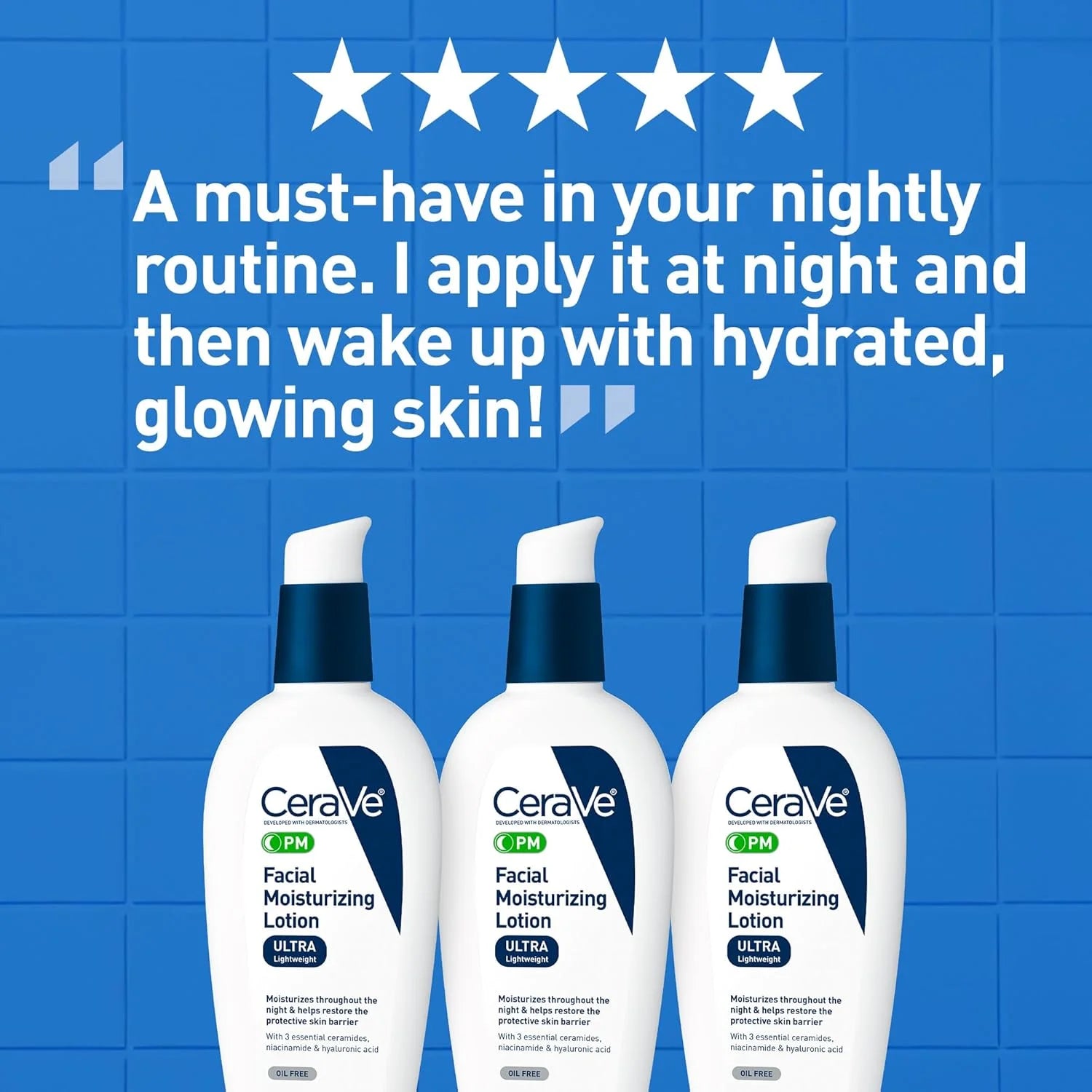 CeraVe PM Facial Moisturizing Lotion