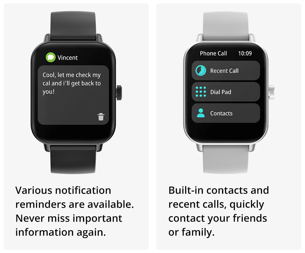 martwatch 1.9" Display – Bluetooth Calling & Health Tracker