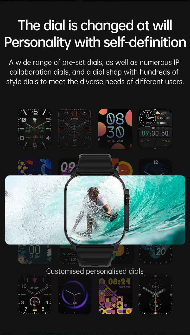 Ultra Smartwatch 49mm – Fitness Tracker & Bluetooth Calling