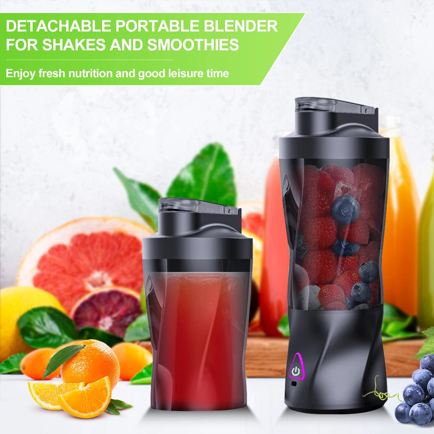 Portable Juicer Blender 700ml – USB Rechargeable Smoothie Maker