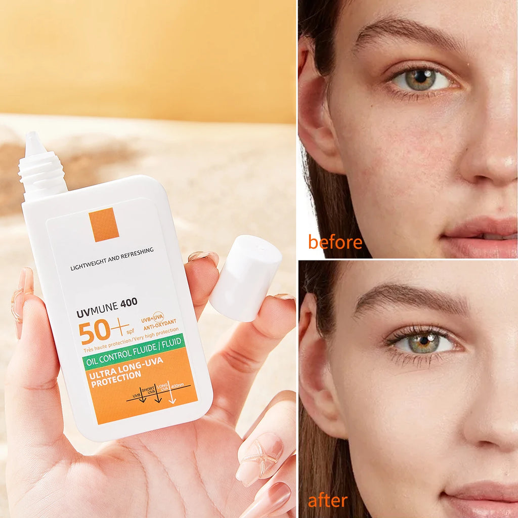 Long Lasting Facial Sunscreen with High UV Protection Refreshing and Moisturizing a 2 in 1 Skincare and Sun Protection Product