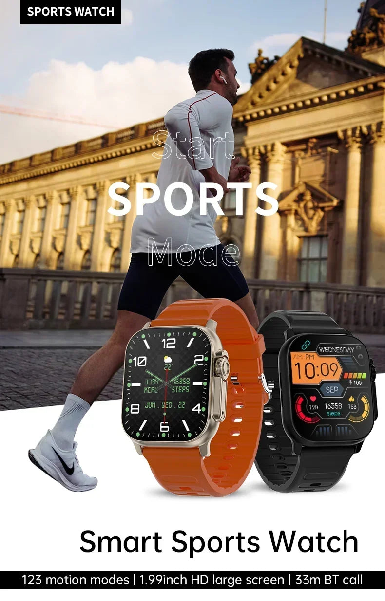 Ultra Smartwatch 49mm – Fitness Tracker & Bluetooth Calling