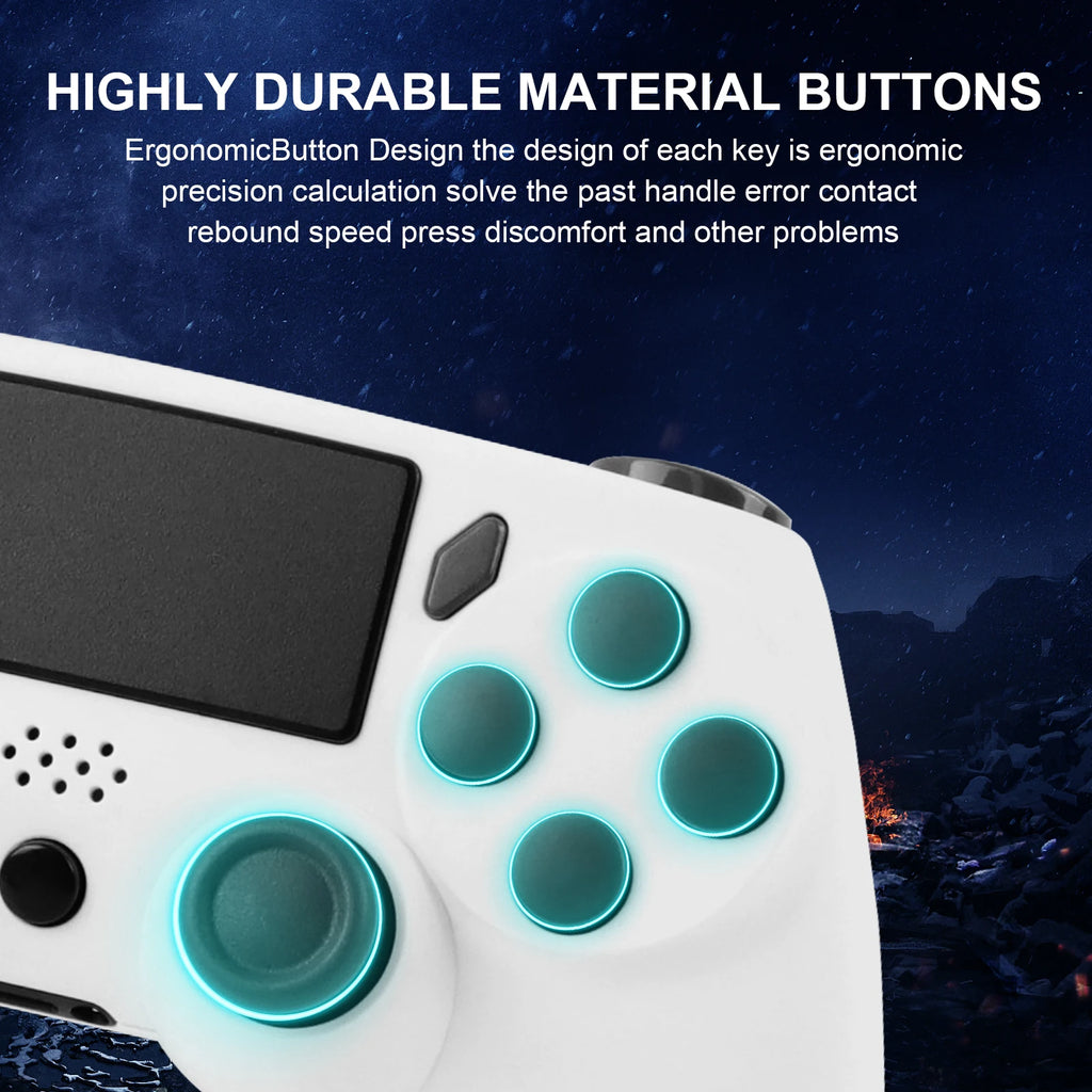Wireless Gaming Controller – Dual Vibration & 6-Axis Motion (PS4 / PC Compatible)