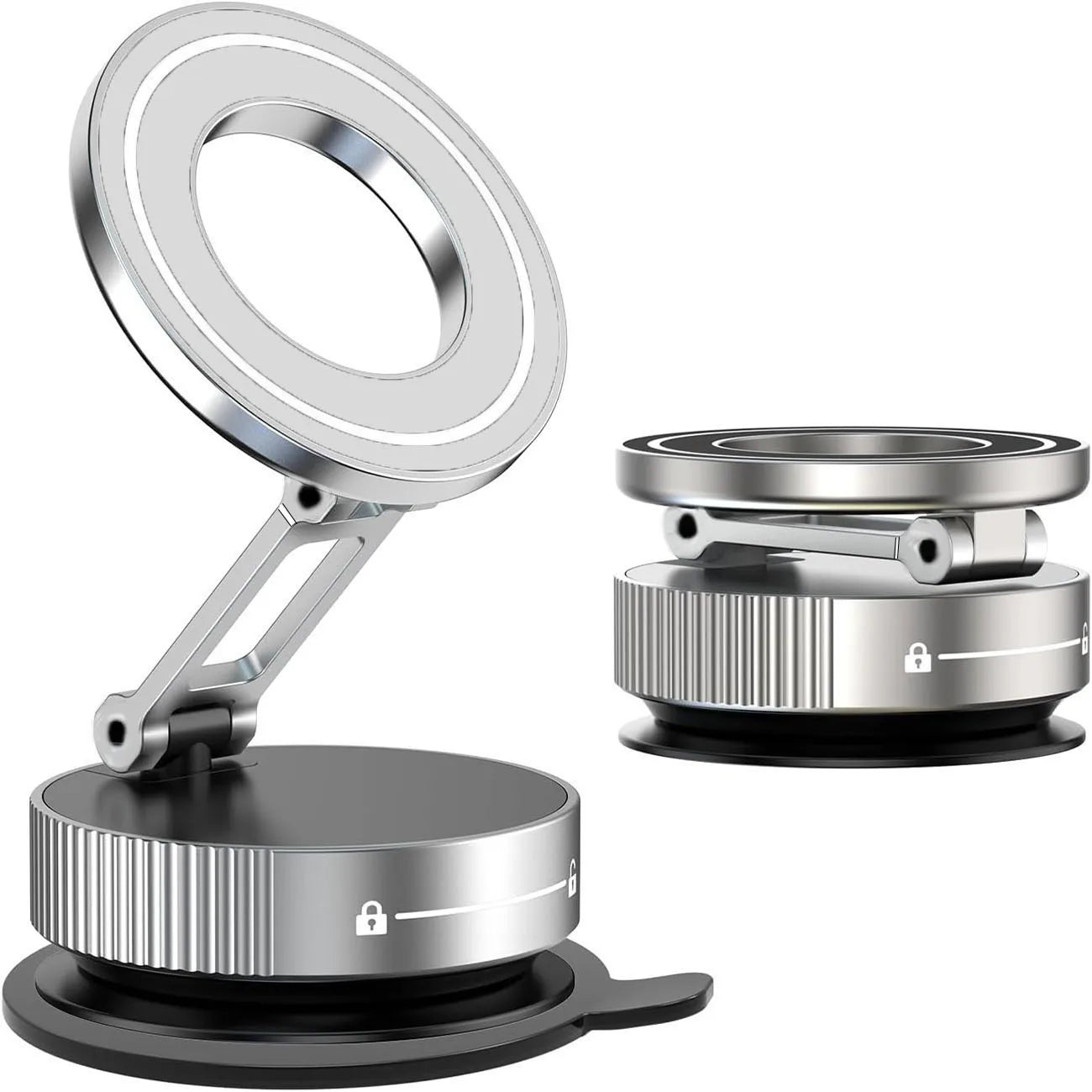 360° Magnetic Car Phone Holder (Strong Grip MagSafe Mount)