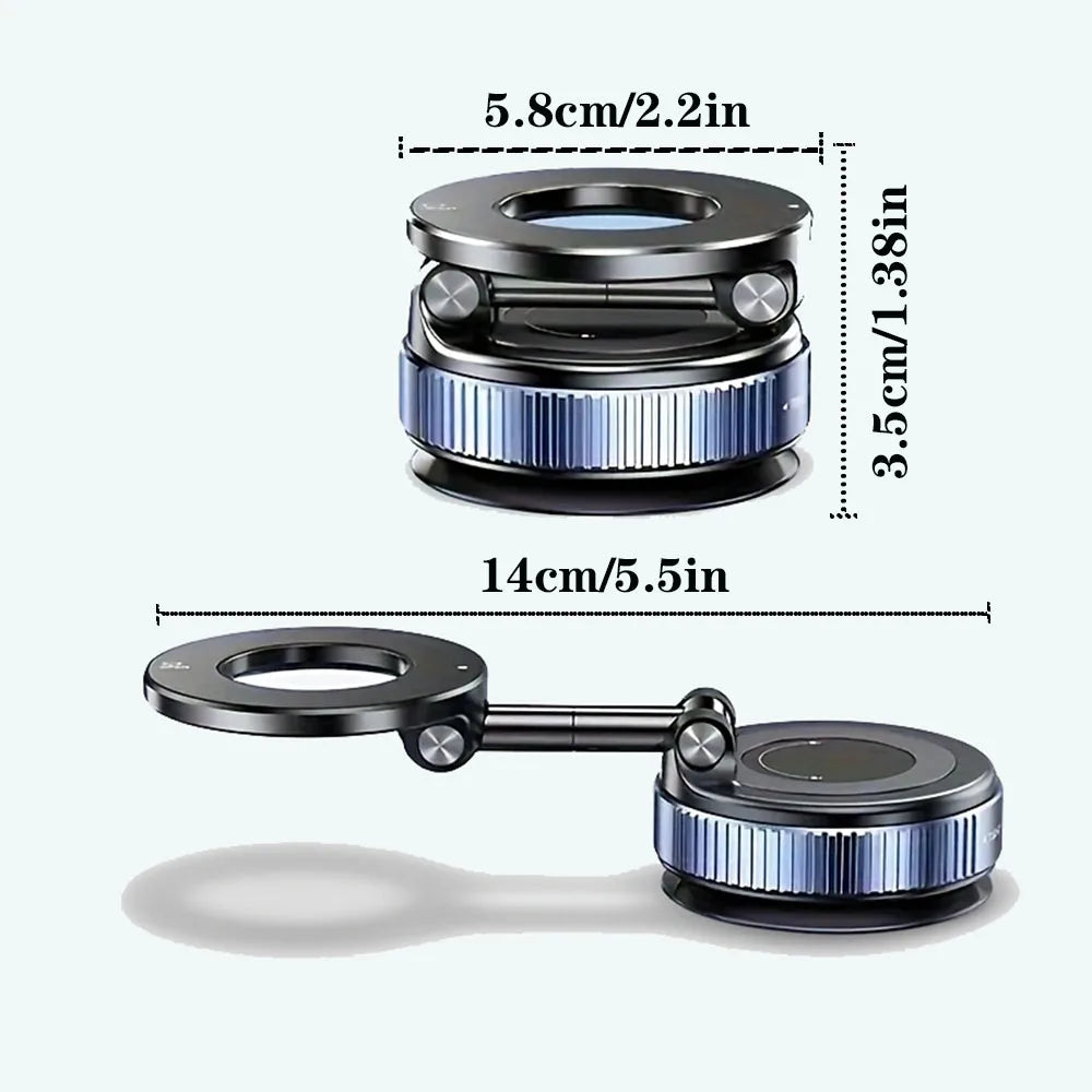 360° Magnetic Car Phone Holder (Strong Grip MagSafe Mount)