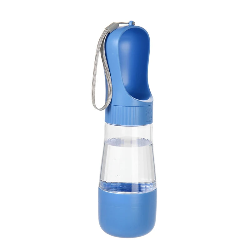 Portable Dog Water Bottle (2-in-1 Travel Feeder)