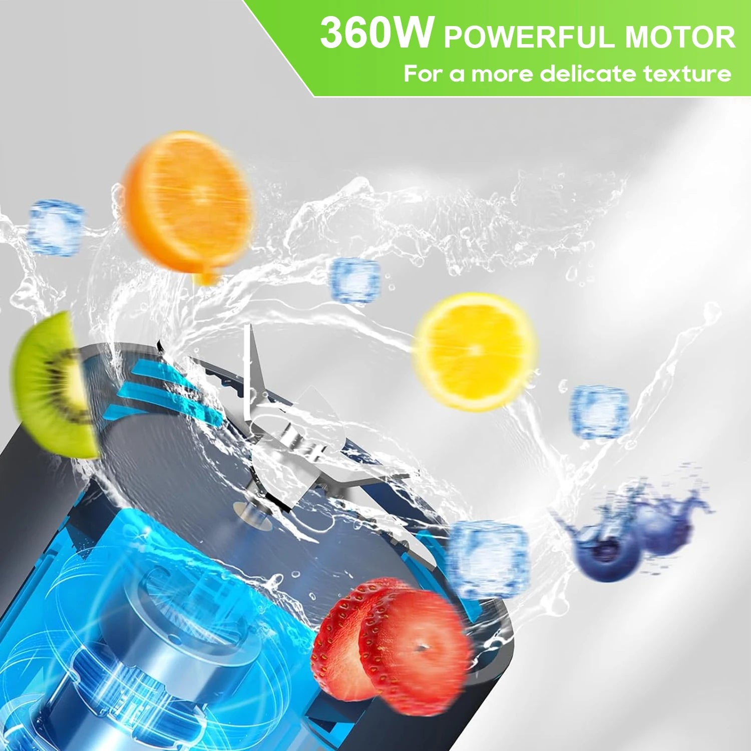 Portable Juicer Blender 700ml – USB Rechargeable Smoothie Maker