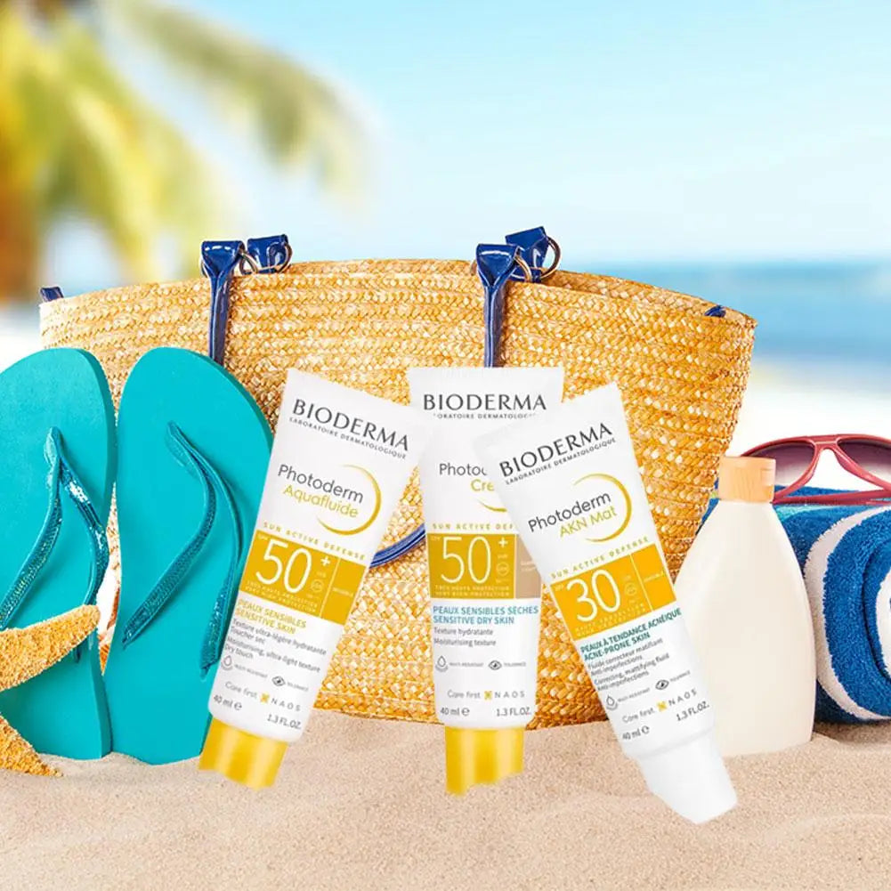 BIODERMA Sunscreen SPF50 – Lightweight & Non-Greasy for All Skin Types, Water-Resistant Face & Body Protection