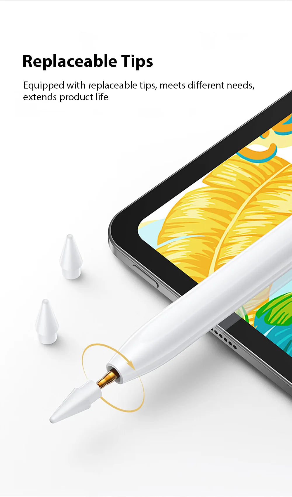 Magnetic Bluetooth Stylus Pen for iPad