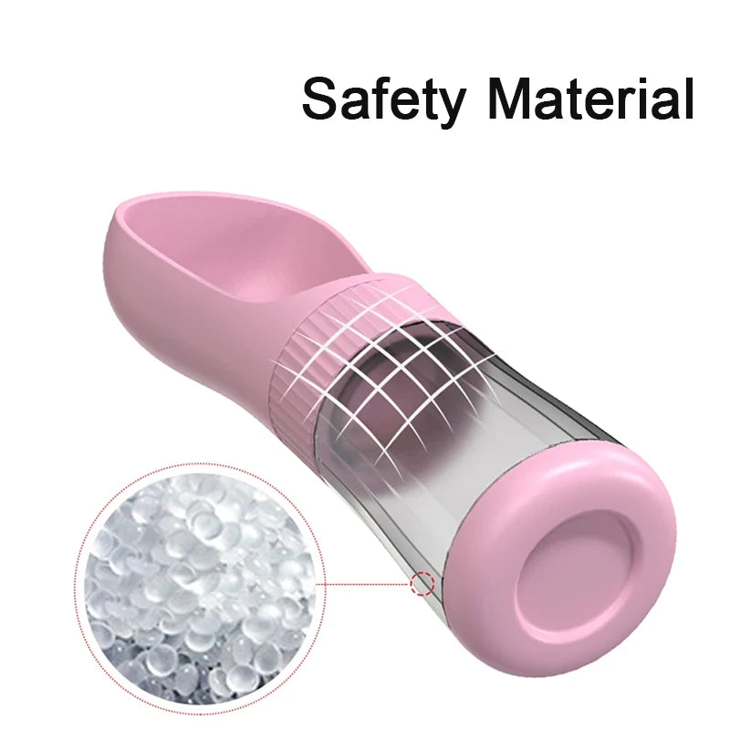 Portable Dog Water Bottle (2-in-1 Travel Feeder)