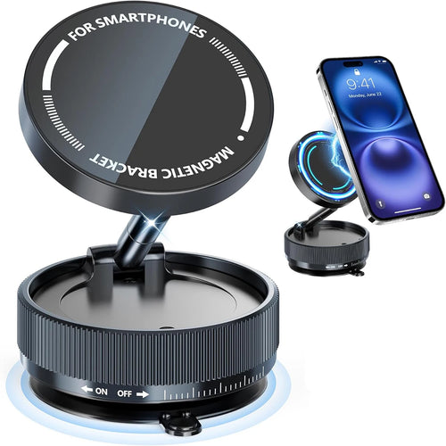 360° Magnetic Car Phone Holder (Strong Grip MagSafe Mount)