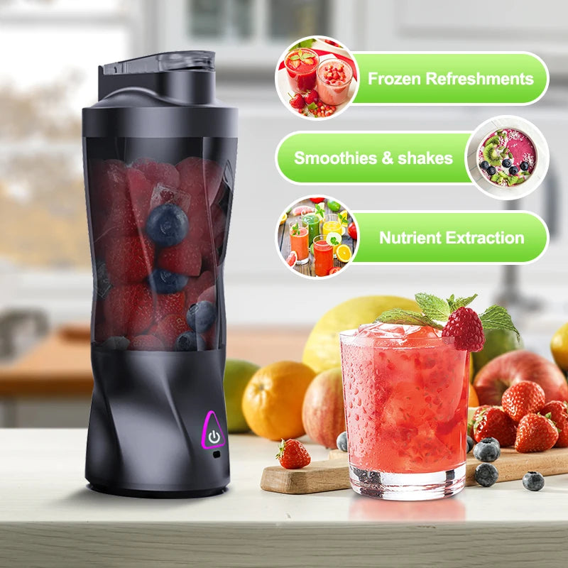 Portable Juicer Blender 700ml – USB Rechargeable Smoothie Maker
