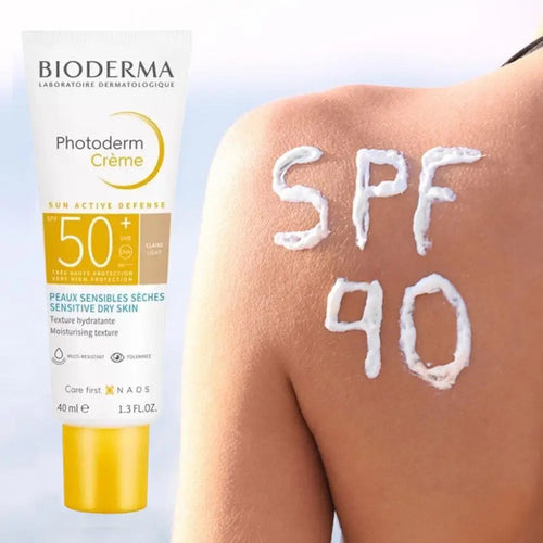 BIODERMA Sunscreen SPF50 – Lightweight & Non-Greasy for All Skin Types, Water-Resistant Face & Body Protection