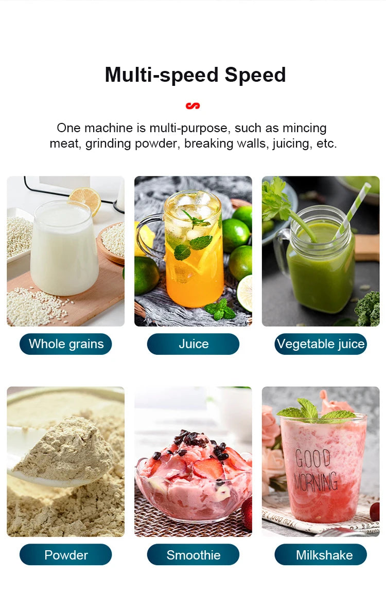 Professional High-Power Blender 2000W