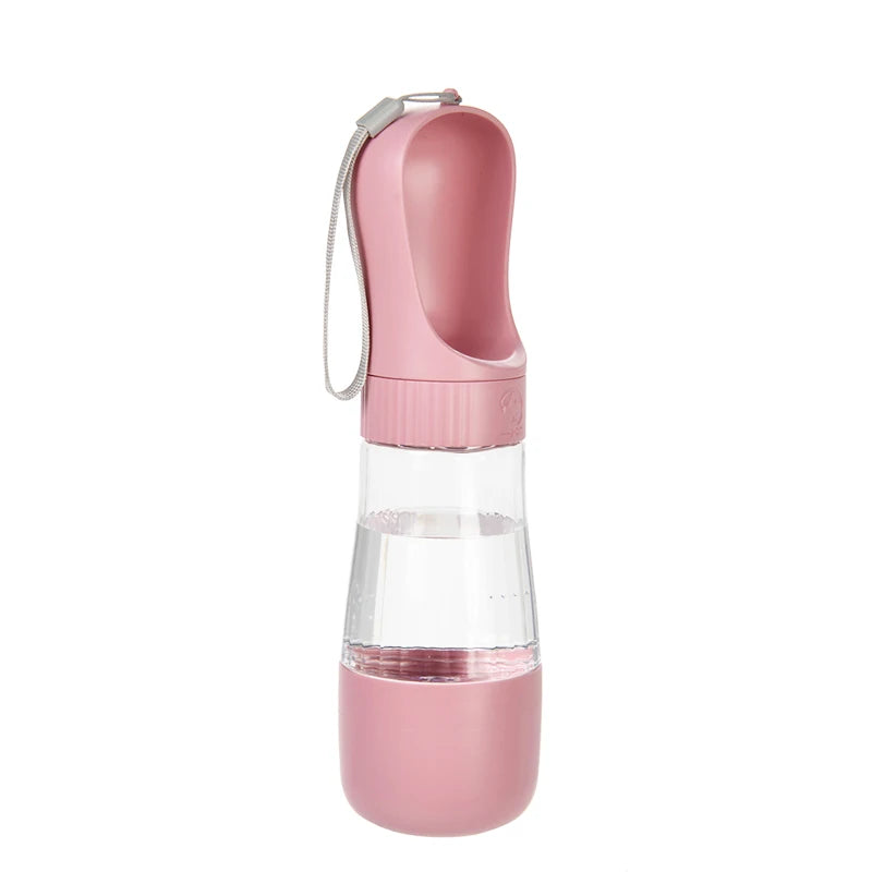 Portable Dog Water Bottle (2-in-1 Travel Feeder)