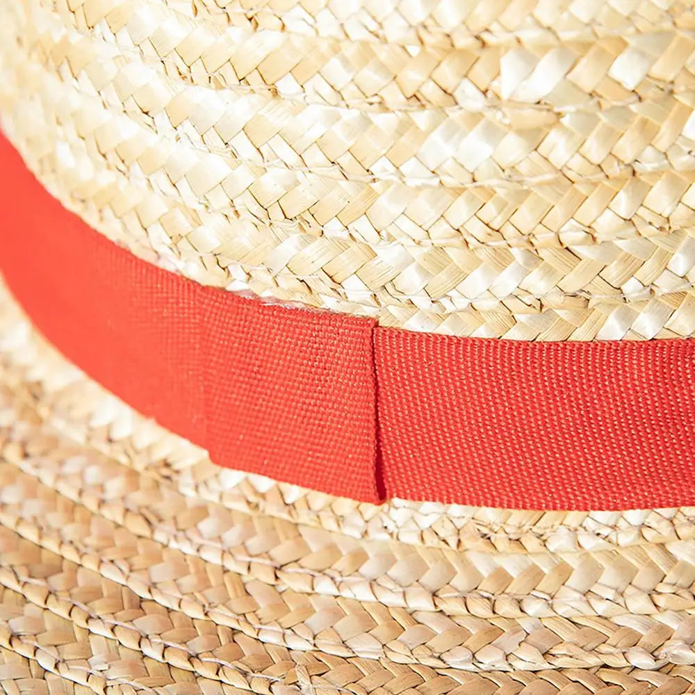 31cm/35CM Anime Straw Hat Festivals Party Cosplay Props Sun Protection Hat Parent-child Summer Sun Straw Beach Hat For Men Women