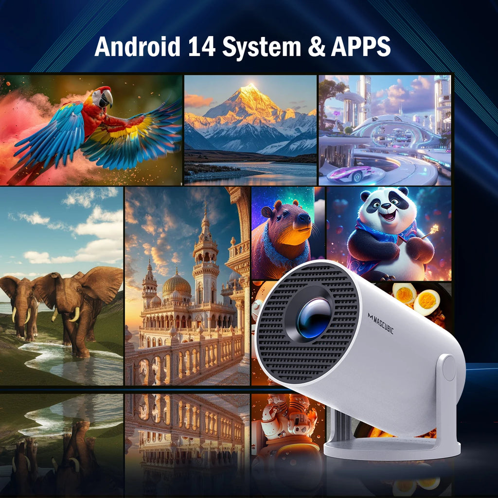 Mini Projector for Home Cinema – Portable HD Smart Projector