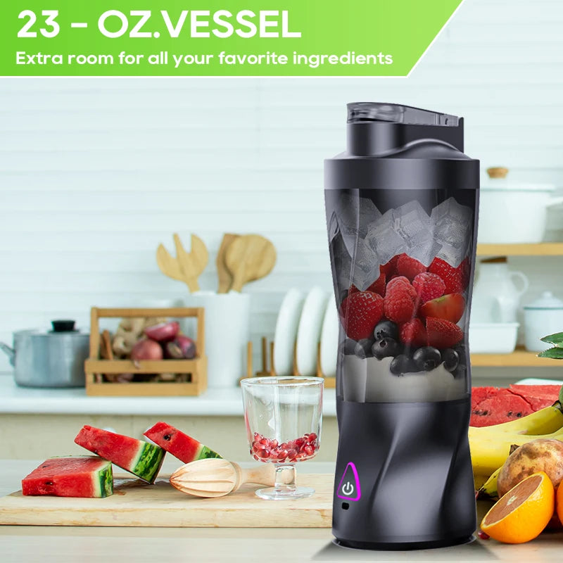 Portable Juicer Blender 700ml – USB Rechargeable Smoothie Maker